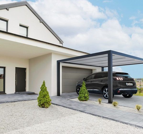 Pergola carport en aluminium, LV4S.